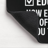 Funny Black Gay Pride unterstützt LGBTQ-Rechte Mousepad (Ecke)