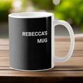 Funny Black Gradient Spreadsheet Coffee Tasse