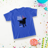Funny Black Lab Hund benutzerdefinierten Alter und T-Shirt