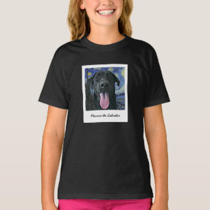 Funny Black Lab Päpst Personalisiertes Foto und Te T-Shirt