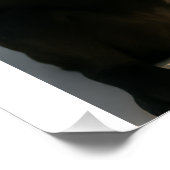 Funny Black Labrador Dog Fishing Poster (Ecke)