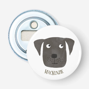 Funny Black Labrador Retriever Dog Individuelle Na Flaschenöffner