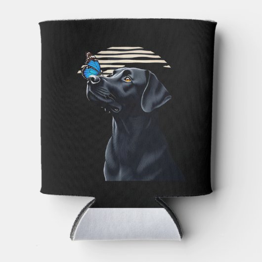 Funny Black Labrador Retriever Lab Hundebesitzer H Dosenkühler (Vorderseite)