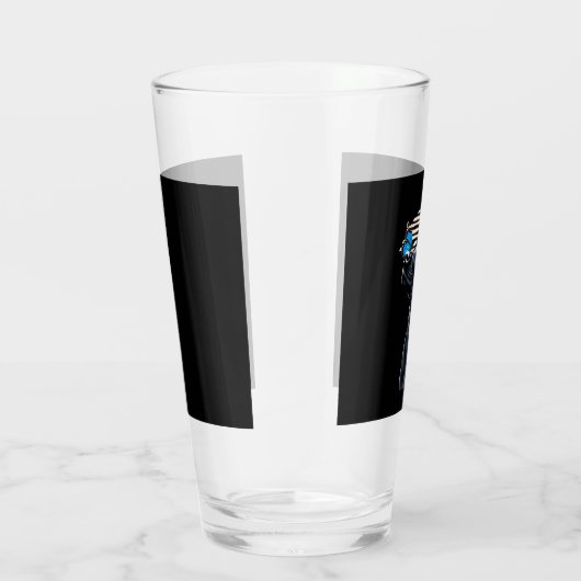 Funny Black Labrador Retriever Lab Hundebesitzer H Glas (Rechts)