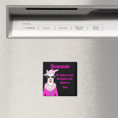 Funny Black llamaste Sprichwort Magnet (In Situ (Geschirrspüler))