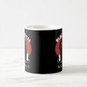 Funny Black Metal Satanic Cat Zitat Kaffeetasse (Mittel)