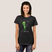 Funny Black Mops Alien fand ich, dass es Vibrator T-Shirt (Vorne ganz)