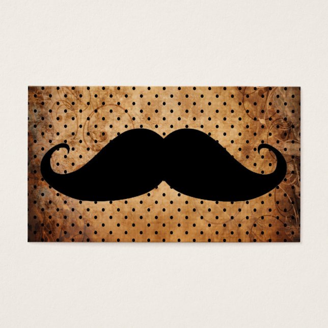 Funny Black Mustache (Vorderseite)
