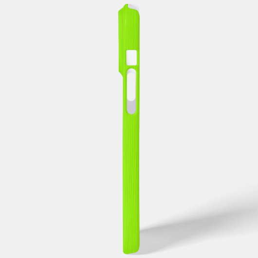 Funny Black Mustache auf Gelbgrünem Hintergrund Case-Mate iPhone Hülle (Rückseite / Links)