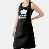 Funny Black Mustache Custom Schürze (InSitu)