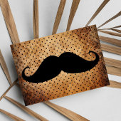Funny Black Mustache Postkarte