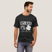 Funny Black People St Patricks Day Irish Kleeblatt T-Shirt (Vorne ganz)