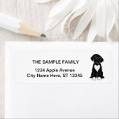 Funny Black Portugiesischer Wasserhund (Insitu)