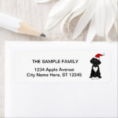 Funny Black Portugiesischer Wasserhund Weihnachten (Insitu)