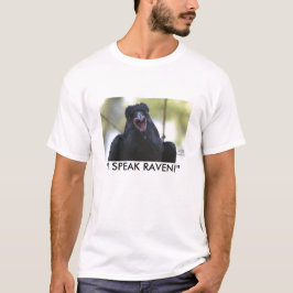 Funny Black Raven Wildlife T - Shirt