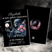 Funny Black Sensenmann Tod meiner Jugend 30. Gebur Karte