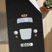 Funny Black Taxi Personalisiertes Badetuch Badehandtuch
