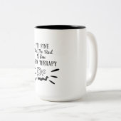 Funny Black Typografy Freunde Zweifarbige Tasse (VorderseiteRechts)