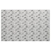 Funny Black & White Mustache Design Stoff (Fat Quarter (45,7 x 55,9 cm))