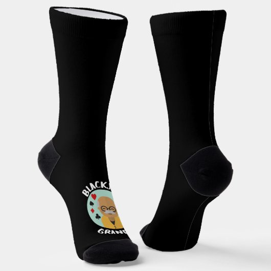 Funny Blackjack Socken (Gewinkelt)
