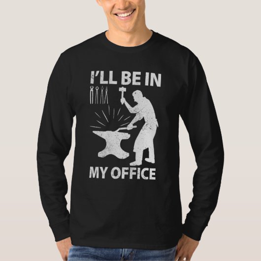 Funny Blacksmith Worker Forger Forger Metalworkin T-Shirt (Vorderseite)