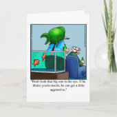 Funny Blank Behalte in Touch Karte (Vorderseite)