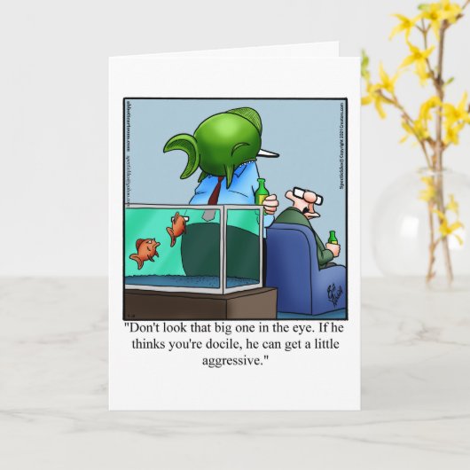 Funny Blank Behalte in Touch Karte (Gelbe Blume)