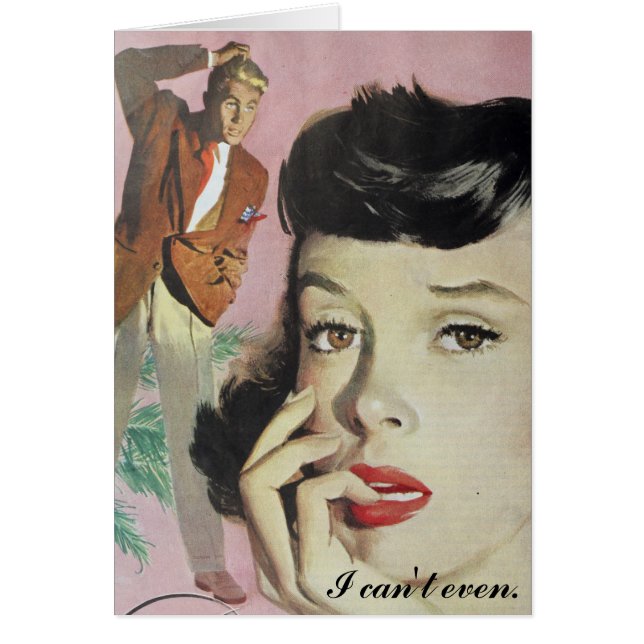 Funny Blank Ich kann nicht einmal Single Mädchen V (Vorne)