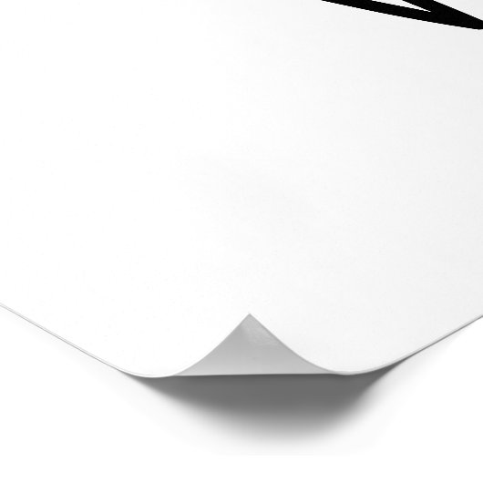 Funny bleibe seltsame inspirierende Trend Hipster Poster (Ecke)