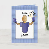 Funny Bleibe Strong Get Well Card Karte (Vorderseite)