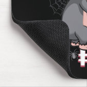 Funny Blind Mouse #1 Halloween Ghost Group Mousepad (Ecke)