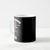 Funny Blind Mouse #3 Halloween Ghost Group Kaffeetasse (Vorderseite Links)