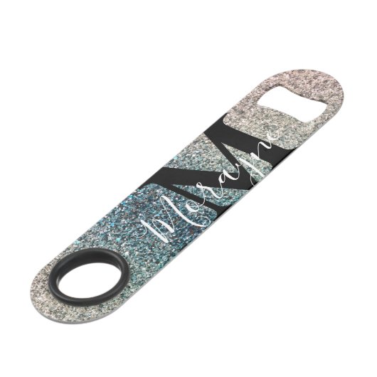 Funny Bling Drink Diamond Glitzer Glitzern Speed Flaschenöffner (Rückseite Schrägansicht)