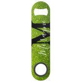 Funny Bling Drinks Chartreuse Glitzer Glitzern Speed Flaschenöffner (Rückseite)