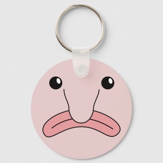 Funny Blobfish Funny Animals Blobfish Kostüm Keyc Schlüsselanhänger (Vorderseite)