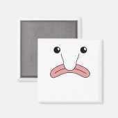 Funny Blobfish Funny Animes Blobfish Kostüm Magnet (Vorderseite/Rückseite)
