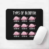 Funny Blobfish Geschenk Girls Boys Unterwasser Blo Mousepad (Mit Mouse)