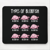 Funny Blobfish Geschenk Girls Boys Unterwasser Blo Mousepad (Vorne)