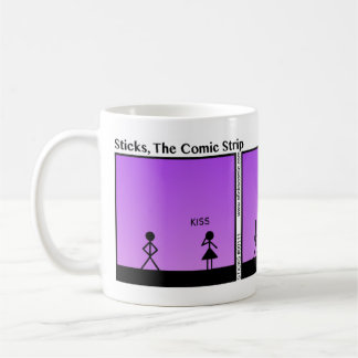 Funny Blow a Kiss Stickman Tasse - 111