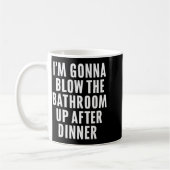 Funny Blow The Bathroom Adult Humor Inappropriate  Kaffeetasse (Links)