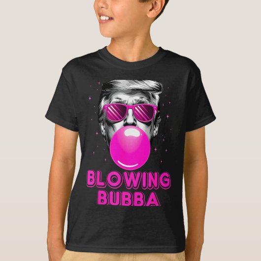 Funny Blowing Bubba T-Shirt (Vorderseite)