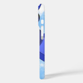 Funny Blue Birds Cartoon Case-Mate iPhone Hülle (Rückseite / Links)