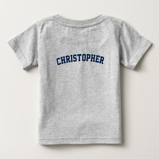 Funny Blue Black Tocks Blocks Triangle Vector Art Baby T-shirt (Rückseite)