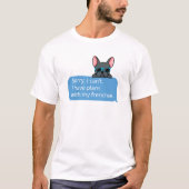 Funny Blue Bulldog T-Shirt (Vorderseite)