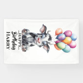 Funny Blue Cow Banner (Horizontal)