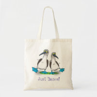 Funny Blue Footed Boobies Seevögel tanzen Cartoon