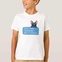 Funny Blue French Bulldog T - Shirt
