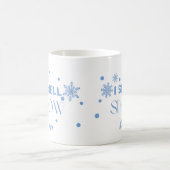 Funny Blue I Riech Schneekaffee Tasse (Mittel)