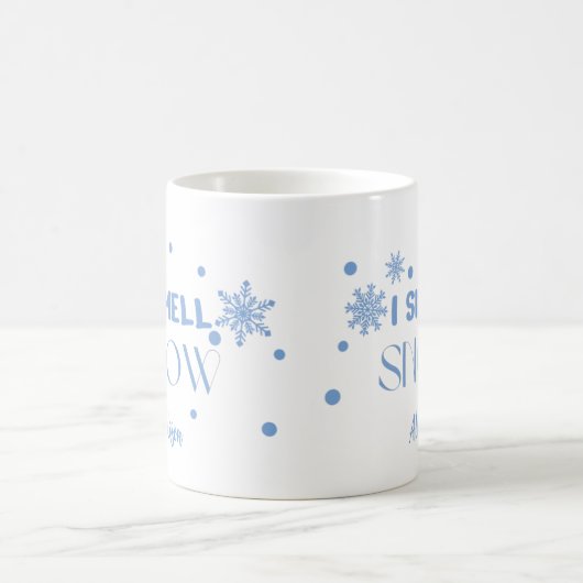Funny Blue I Riech Schneekaffee Tasse (Mittel)