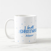 Funny Blue I Riech Weihnachten Kaffeetasse (Links)